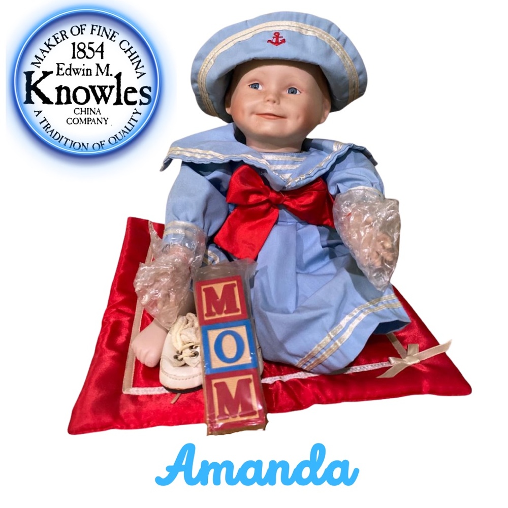 Vintage Edwin M. Knowles Yolanda's Picture Perfect Babies Amanda.